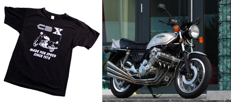 The "CBX - MADE FOR SPEED SINCE 1978" anniversary t-shirt